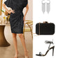 ⏳Begrenzte Zeit 50% Rabatt💥Party- und Clubkleid mit One-Shoulder-Träger und funkelnden Pailletten für Damen✨