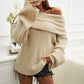Mode Lockerer Monochromer Pullover
