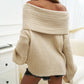 Mode Lockerer Monochromer Pullover