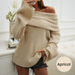 Mode Lockerer Monochromer Pullover