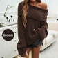 Mode Lockerer Monochromer Pullover