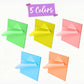 Transparente Haftnotizen