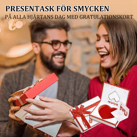 🔥Valentinstag-Schmuck-Geschenkbox mit Grußkarte