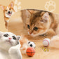 ⏳Begrenzte Zeit 50% Rabatt💥Interaktiver Hüpfball für Katzen mit Federn
