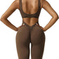 ⏳Begrenzte Zeit 50% Rabatt💥Sexy Rückenfreie Flare Jumpsuits - Bodycon Scrunch Butt Yoga Rompers