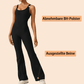 ⏳Begrenzte Zeit 50% Rabatt💥Sexy Rückenfreie Flare Jumpsuits - Bodycon Scrunch Butt Yoga Rompers