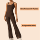 ⏳Begrenzte Zeit 50% Rabatt💥Sexy Rückenfreie Flare Jumpsuits - Bodycon Scrunch Butt Yoga Rompers