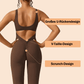 ⏳Begrenzte Zeit 50% Rabatt💥Sexy Rückenfreie Flare Jumpsuits - Bodycon Scrunch Butt Yoga Rompers