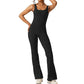 ⏳Begrenzte Zeit 50% Rabatt💥Sexy Rückenfreie Flare Jumpsuits - Bodycon Scrunch Butt Yoga Rompers
