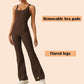 ⏳Begrenzte Zeit 50% Rabatt💥Sexy Rückenfreie Flare Jumpsuits - Bodycon Scrunch Butt Yoga Rompers