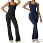 ⏳Begrenzte Zeit 50% Rabatt💥Sexy Rückenfreie Flare Jumpsuits - Bodycon Scrunch Butt Yoga Rompers