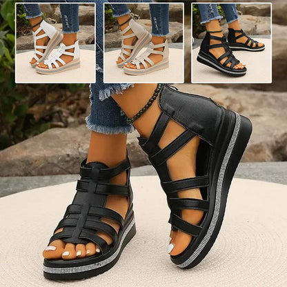 ⏳Begrenzte Zeit 50% Rabatt💥Strass-Sandalen mit Keilabsatz