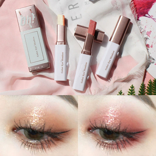 ⏳Begrenzte Zeit 50% Rabatt💥2026 Äußerst beliebte Kosmetik🖌️Double Colour Glitter Gradient Eyeshadow Stick