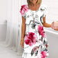 ⏳24-Stunden-Lieferung💥Kaskadenkleid mit Blumenmuster und mehreren Pflanzen