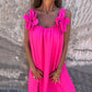 ⏳Begrenzte Zeit 50% Rabatt💥Elegantes Maxikleid mit Blumenmuster und Trägern für Damen