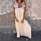 ⏳Begrenzte Zeit 50% Rabatt💥Elegantes Maxikleid mit Blumenmuster und Trägern für Damen