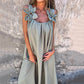 ⏳Begrenzte Zeit 50% Rabatt💥Elegantes Maxikleid mit Blumenmuster und Trägern für Damen