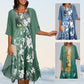 ⏳Begrenzte Zeit 50% Rabatt💥Elegantes 2-teiliges Set: Halbarmbluse + Kleid