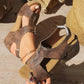 ⏳Begrenzte Zeit 50% Rabatt💥Neue korrigierende Keil-Sandalen mit offener Spitze für Frauen🌸🌸