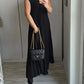 ⏳Begrenzte Zeit 50% Rabatt💥💞Damen Plissee einfaches einfarbiges Kleid