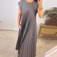 ⏳Begrenzte Zeit 50% Rabatt💥💞Damen Plissee einfaches einfarbiges Kleid