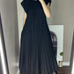 ⏳Begrenzte Zeit 50% Rabatt💥💞Damen Plissee einfaches einfarbiges Kleid