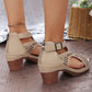 ⏳Begrenzte Zeit 50% Rabatt💥Vielseitige Sandalen mit offener Zehenpartie und mittelhohem Absatz👠
