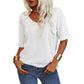 ⏳Begrenzte Zeit 50% Rabatt💥Einfarbiges T-Shirt mit V-Ausschnitt für Damen [Im Angebot und schneller Versand!]