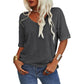 ⏳Begrenzte Zeit 50% Rabatt💥Einfarbiges T-Shirt mit V-Ausschnitt für Damen [Im Angebot und schneller Versand!]