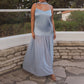 ⏳Begrenzte Zeit 50% Rabatt💥Elegantes einfarbiges Kleid für Damen mit Spaghettiträgern