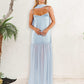 ⏳Begrenzte Zeit 50% Rabatt💥Elegantes einfarbiges Kleid für Damen mit Spaghettiträgern