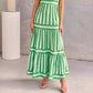 ⏳Begrenzte Zeit 50% Rabatt💥Gestreiftes Maxikleid mit Colorblock und schmalen Trägern