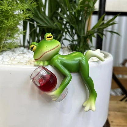 ⏳Begrenzte Zeit 50% Rabatt💥🍃Frosch-Blumentopf-Hänger-Ornament🍷