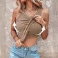 ⏳Begrenzte Zeit 50% Rabatt💥Geripptes Tanktop mit BH für Damen