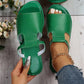 ⏳Begrenzte Zeit 50% Rabatt💥👡Bequeme flache Sandalen-Hausschuhe für Damen👡