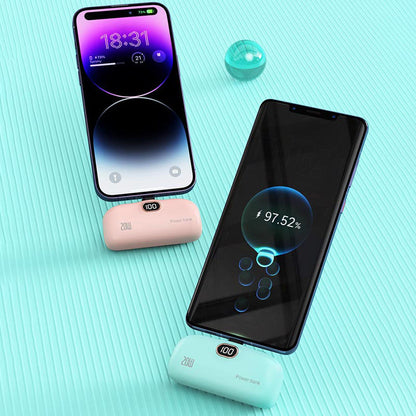 💄 5000mAh Kabellose Powerbank – Lippenstiftgröße &amp; Schnellladung! ⚡
