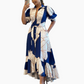⏳Begrenzte Zeit 50% Rabatt💥Bedrucktes Damenkleid mit taillierter Passform