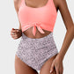 🏖️💓2025 Sommer-Hot-Sale - 50% Rabatt🩱Einteiliger Badeanzug mit gerafftem Knoten und Bauchkontrolle