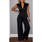 ⏳Begrenzte Zeit 50% Rabatt💥Elegantes Damen-Set aus Oberteil und Hose mit V-Ausschnitt