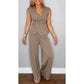 ⏳Begrenzte Zeit 50% Rabatt💥Elegantes Damen-Set aus Oberteil und Hose mit V-Ausschnitt