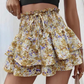 🌞Frühlingserwachen: 50% Rabatt!💕"Bauch-Weg" Sommer-Skort: Luftiger Etagenrock mit integrierter Sicherheitshose