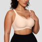 💖LETZTER TAG 50 % RABATT💷Bügelloser nahtloser Push-Up-BH aus Mesh mit V-Ausschnitt für Damen
