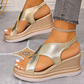 ⏳Begrenzte Zeit 50% Rabatt💥Glänzende Espadrille-Keilsandalen für Damen