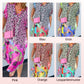 ⏳Begrenzte Zeit 50% Rabatt💥Lockeres, atmungsaktives Kleid mit Leopardenmuster