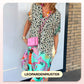 ⏳Begrenzte Zeit 50% Rabatt💥Lockeres, atmungsaktives Kleid mit Leopardenmuster