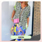 ⏳Begrenzte Zeit 50% Rabatt💥Lockeres, atmungsaktives Kleid mit Leopardenmuster