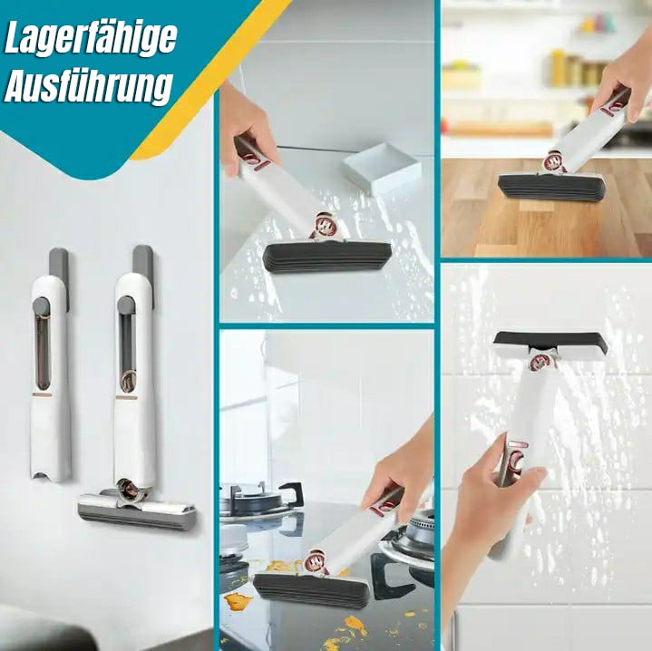 🔥LETZTER TAG 50% RABATT 🧽Faltbarer, handwaschbarer Mini-Mopp – gothimmes