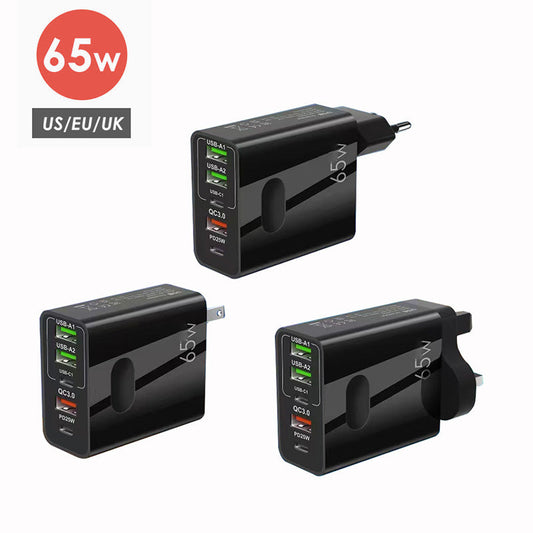 ⏳Begrenzte Zeit 50% Rabatt💥[Praktisches Geschenk] 65W Schnellladegerät mit mehreren Anschlüssen