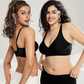 ⏳Begrenzte Zeit 50% Rabatt💥Nahtloser Push-up-BH mit tiefem V-Ausschnitt und ohne Bügel