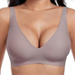 ⏳Begrenzte Zeit 50% Rabatt💥Nahtloser Push-up-BH mit tiefem V-Ausschnitt und ohne Bügel
